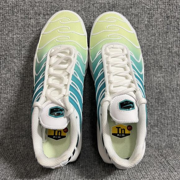 Nike Air Max Plus Shoes Womens Size 6 White Teal Volt Gradient TN DZ3670-102 - Picture 5 of 9